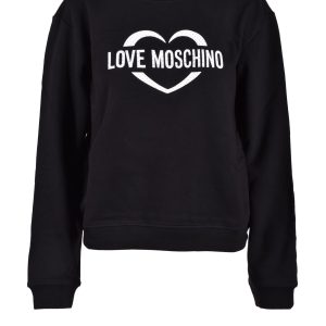 Felpa con cappuccio Love Moschino  Nero