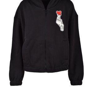 Felpa con cappuccio Love Moschino  Nero
