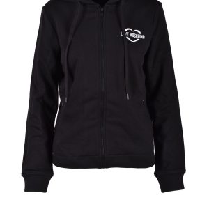 Felpa con cappuccio Love Moschino  Nero