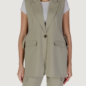 Gilet da completo B.YOUNG bydanta lo waistcoat VERDE SALVIA