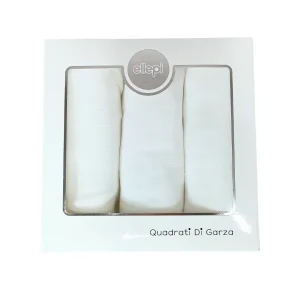 Quadrati garza neonato e neonata IX4007 Ellepi