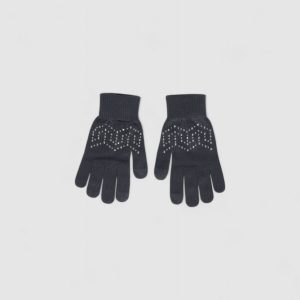 Guanti Pieces pcnasmine sequins gloves bc Antracite