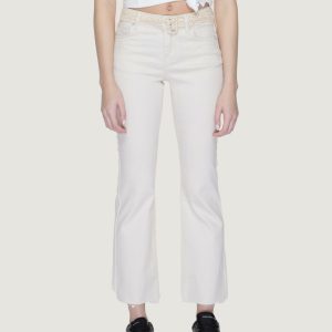 Jeans bootcut Vero Moda vmsheila mr kick flare belt Beige chiaro