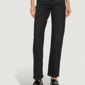 Jeans mom Calvin Klein Jeans high rise straight Nero
