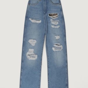 Jeans mom WRANGLER mom relaxed Denim chiaro