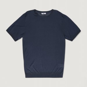 Maglia in filo manica corta FASHION BRAND  Blu