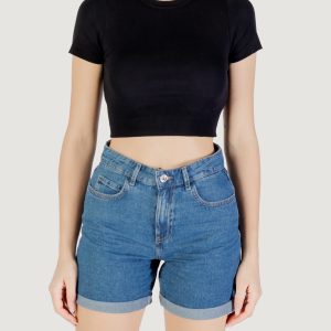 Maglia in filo manica corta Jacqueline de Yong jdycirkeline s/s crop top knt noos Nero