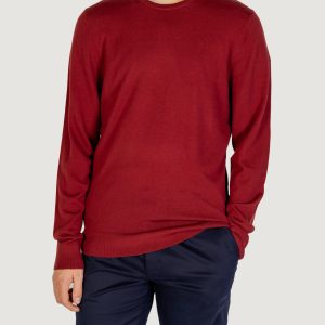 Maglia Calvin Klein merino rws crew neck Bordeaux