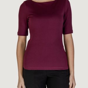 T-shirt Street One lanea 30 cm sleev Vinaccia