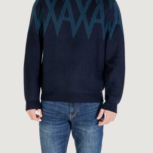 Maglione Armani Exchange pullover Petrolio
