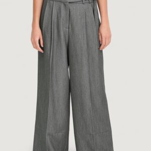 Pantaloni a palazzo ICHI ihfilano pa2 Grigio