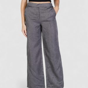 Pantaloni a palazzo Jacqueline de Yong jdynoah hw wide Grigio