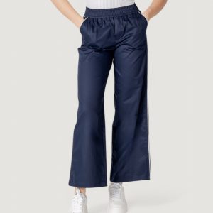 Pantaloni a palazzo Only onlzora mw pull-up piping pant pnt Blue scuro