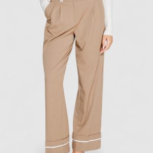 Pantaloni a palazzo Only onlsulajma life mw str cont cc tlr Marrone