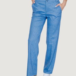 Pantaloni a palazzo Street One  Azzurro