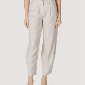 Pantaloni a palazzo Vila Clothes vimulli h/w 7/8 Crema