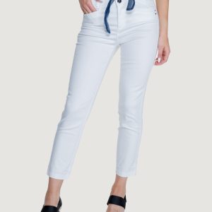Pantaloni a sigaretta Street One  Bianco