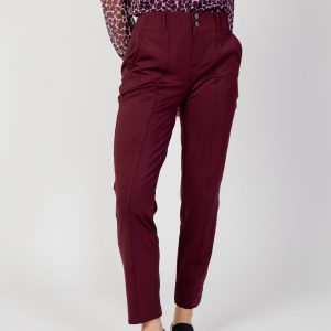 Pantaloni a sigaretta Street One chino travel hw Bordeaux
