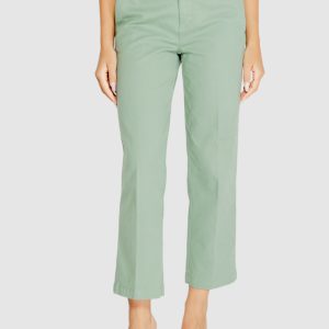 Pantaloni a sigaretta Street One chino straight leg cavalry twill Tiffany