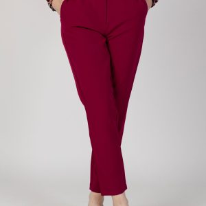 Pantaloni a sigaretta Vila Clothes vikamma rw noos Bordeaux
