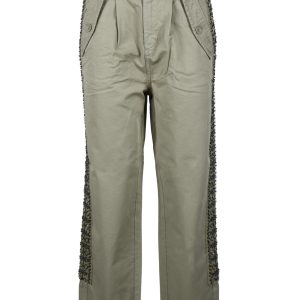 Pantaloni regular TWIN SET  Verde