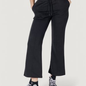 Pantaloni sportivi Converse star chevron open hem pant Nero
