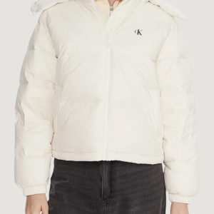Piumino Calvin Klein Jeans essential midweight Panna