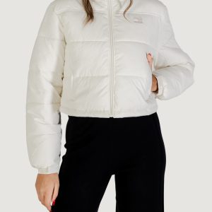 Piumino Tommy Hilfiger Jeans tjw flag back crop e Panna