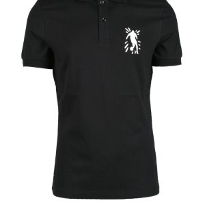 Polo manica corta BIKKEMBERGS  Nero