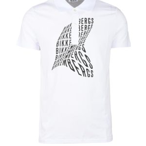 Polo manica corta BIKKEMBERGS  Bianco