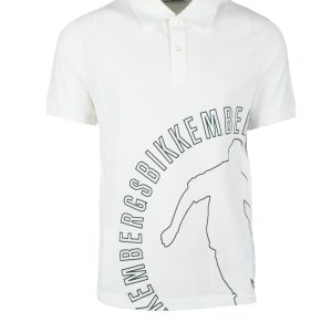Polo manica corta BIKKEMBERGS  Bianco