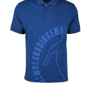 Polo manica corta BIKKEMBERGS  Blu