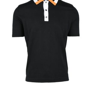 Polo manica corta BIKKEMBERGS  Nero