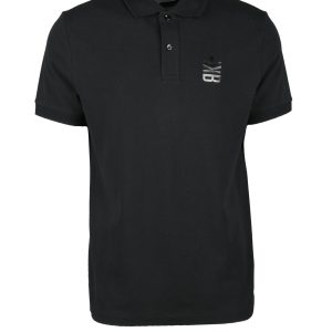 Polo manica corta BIKKEMBERGS  Nero