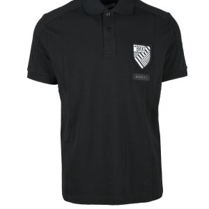 Polo manica corta BIKKEMBERGS  Nero