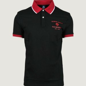 Polo manica corta NORTH SAILS  Nero