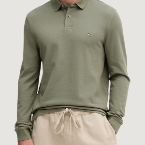 Polo manica lunga Tommy Hilfiger 1985 regular ls polo Verde