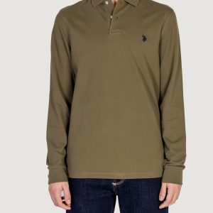 Polo manica lunga U.S. Polo Assn. must 000394 ehpd Verde Oliva