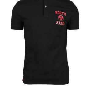 Polo manica corta NORTH SAILS  Nero