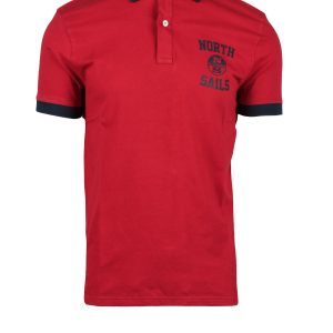 Polo manica corta NORTH SAILS  Rosso