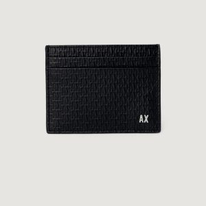Portafoglio senza portamonete Armani Exchange Nero