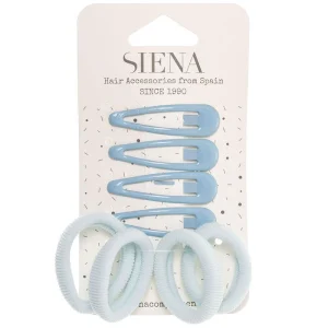 Set di 4 mollette + 4 elastici Siena