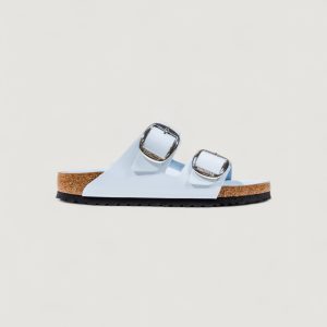 Sandali BIRKENSTOCK arizona big buckle – imballo originale danneggiato – prodotto integro Celeste