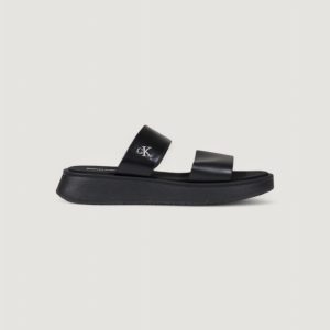 Sandali Calvin Klein Jeans sandal slide double Nero