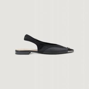 Sandali Pinko gianira 14 – sling back lurex knit Nero