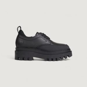 Scarpe basse Calvin Klein Jeans flatform laceup derb Nero