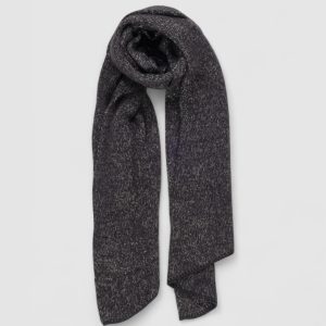 Sciarpa Pieces pcpyron long lurex noos bc Nero