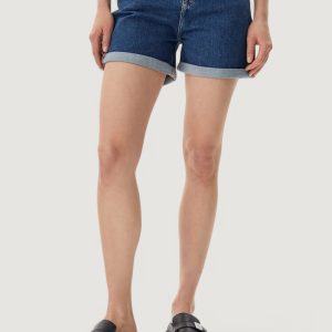 Shorts Calvin Klein Jeans mom short Denim scuro