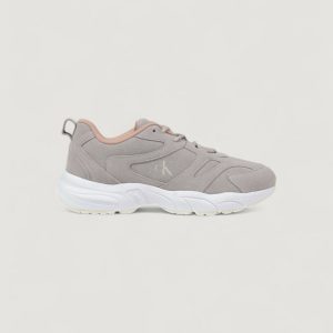 Sneakers Calvin Klein Jeans retro tennis low Grigio Chiaro