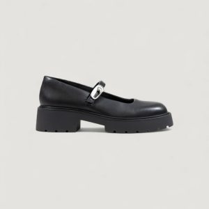 Scarpe basse Calvin Klein Jeans chunky loafer mj lth Nero